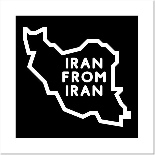 I Ran from Iran Wall Art by GMAT